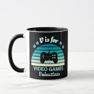Caneca V para Videos games não Dias de os namorados - Col