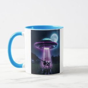 Caneca Vaca encontra aliens.