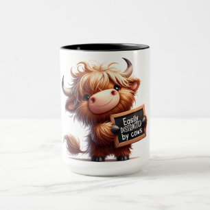 Caneca Vaca Engraçada Na Polícia.