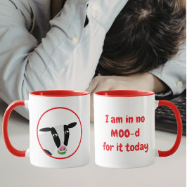 Caneca Vaca engraçada sem humor