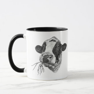 Caneca Vaca feliz do frisão de Holstein