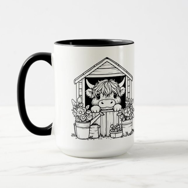 Caneca Vaca Highland (Esquerda)