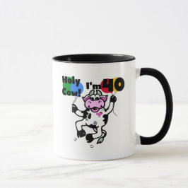 Caneca Vaca santamente eu sou 40 camisetas e presentes