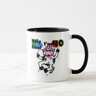 Caneca Vaca santamente eu sou 40 camisetas e presentes