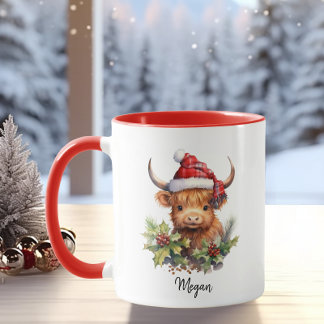 Caneca Vacas de Cúpula Papais noeis de Natal Xadrez de vi