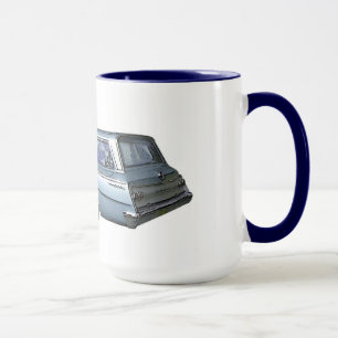 Caneca Vagão azul da estação Chevrolet 1962.