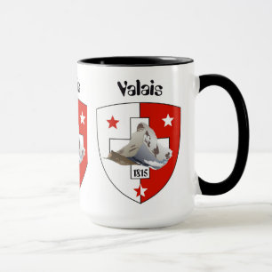 Caneca Valais / Wallis Suisse / Schweiz Tasse