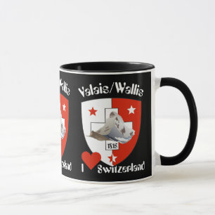 Caneca Valais, Wallis/Suisse/Suíça taça
