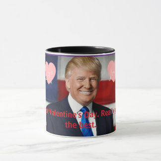 Caneca Valentine's Day Trump