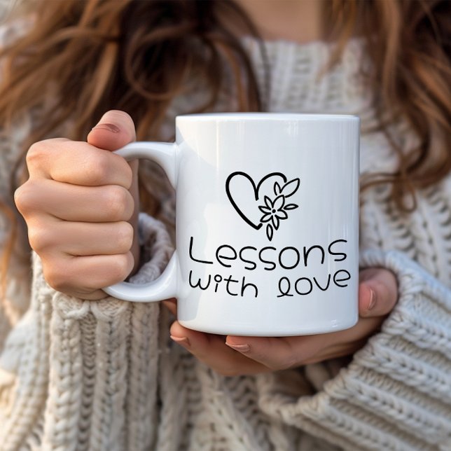 Caneca Valentines gift teacher thank you (Criador carregado)