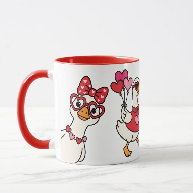 Caneca Valentines Goose  (Esquerda)