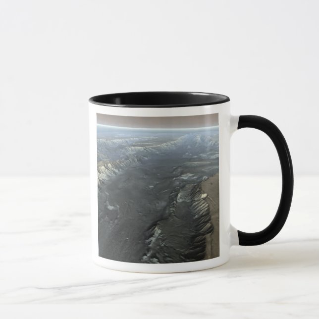 Caneca Valles Marineris, o Grande Canyon de Marte (Direita)