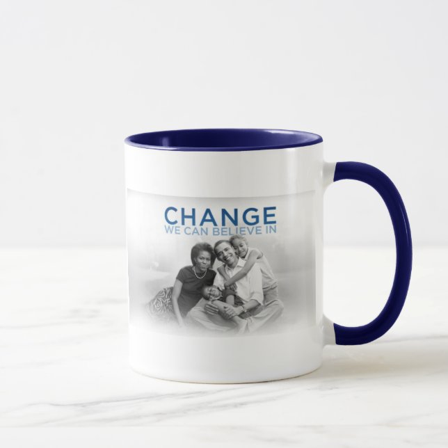 Caneca Valores familiares de Obama (Direita)