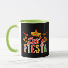 Caneca Vamos Festejar o Cinco de Mayo