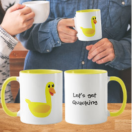 Caneca Vamos obter o humor do Pato Quackinguista