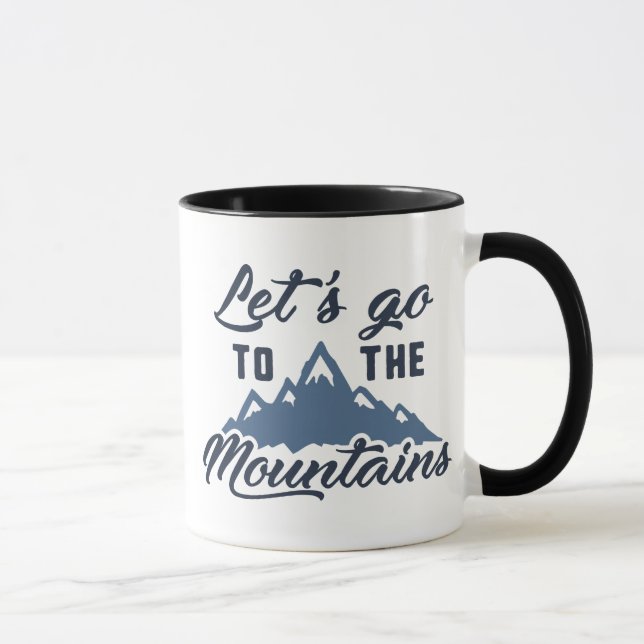 Caneca Vamos Para As Montanhas (Direita)