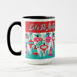 Caneca Vamos Seja Jolly Retro Natal