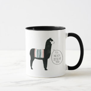 Caneca Vamos Taco Sobre Isso Eu nunca vou te desertar