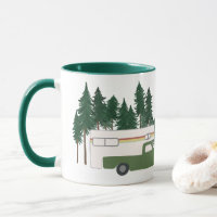 Vamos vai CAMPING! RV Verde da Campanha de Caminhã