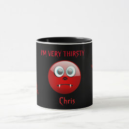 CANECA VAMPIRO DE TERCEIRA ESPÉCIE FELIZ ROSTO FELIZ HALL