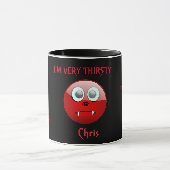 CANECA VAMPIRO DE TERCEIRA ESPÉCIE FELIZ ROSTO FELIZ HALL (Centro)