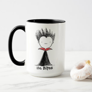 Caneca Vampiro Fofo Moralmente Cinzento Namorado de Livro