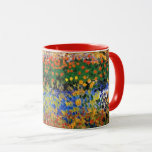 Caneca Van Gogh - Jardim em Arles,<br><div class="desc">Jardim de Arles (também conhecido como Jardim Flor),  famosa pintura de Vincent van Gogh (vermelhidão)</div>