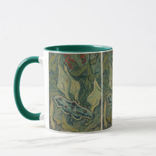 Caneca Van Gogh Mariposa Pavão Gigante Arte da Natureza V