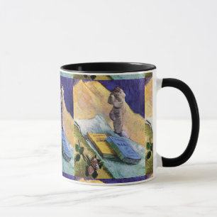 Caneca Van Gogh - Natureza-morta com estatueta de gesso