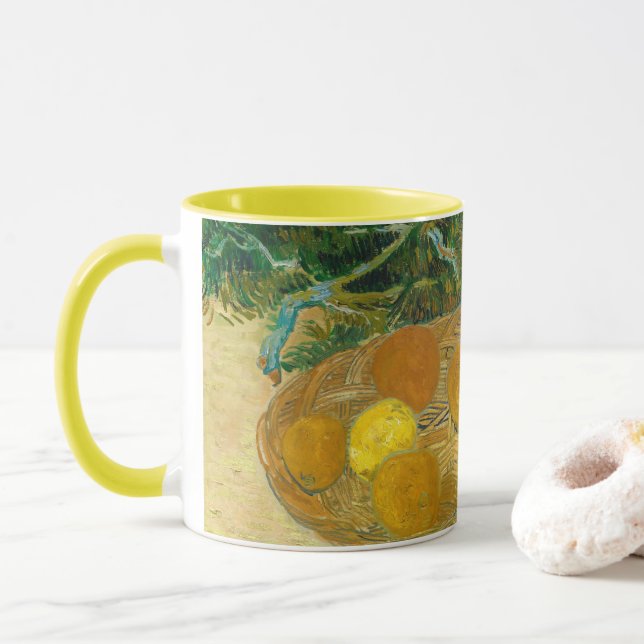 Caneca Van Gogh - Natureza-Morta Laranjas e Limões  (Com Donut)