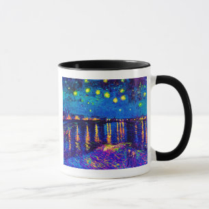 Caneca Van Gogh - Noite Estrelada Sobre O Rhone Pop Art