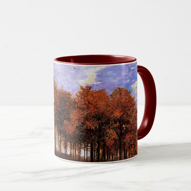 Caneca Van Gogh - Paisagem de Outono, (Frente Esquerda)