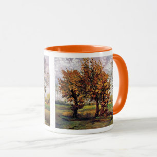 Caneca Van Gogh - Paisagem de Outono com Quatro Árvores