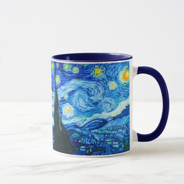 Caneca Van Gogh Starry Night (Direita)