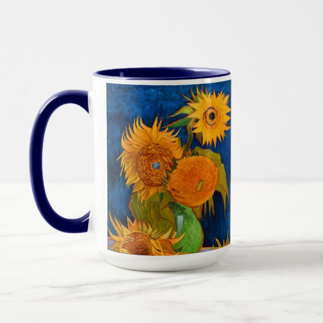 Caneca Van Gogh Sunflower (Esquerda)