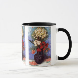 Caneca Van Gogh - Vaso Com Cravos e Outras Flores