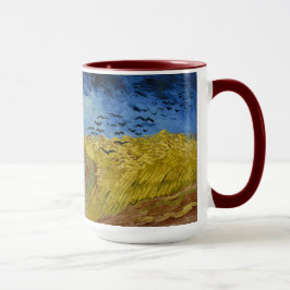 Caneca Van Gogh Wheatfield com Corvos