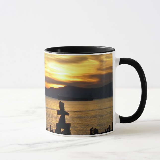 Caneca Vancouver BC Canadá Copos de café Mugs e Óculos (Direita)