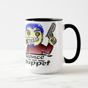 Caneca Vândalo de fumo do charuto com uma arma