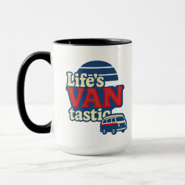 Caneca VANtastic Red Cream Blue Edition