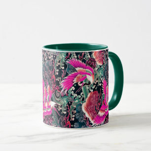 Caneca VARRANHAS, ONDAS, FLORES, PLATAFORMAS Japonesas co