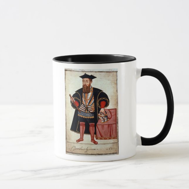 Caneca Vasco da Gama, ilustração (Direita)