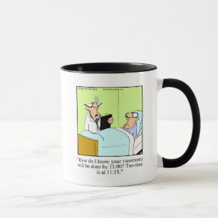 Caneca Vasectomia/Presente de Humor de Golfe