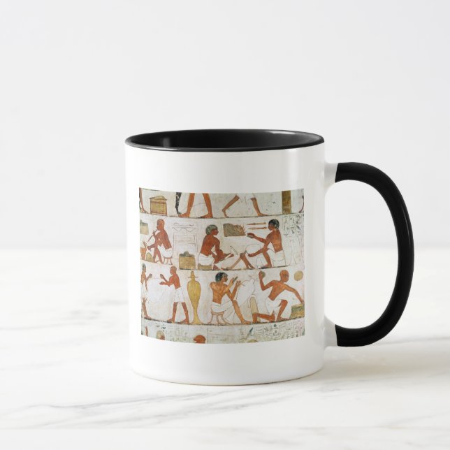Caneca Vasos de gravação e de lustro no ouro e (Direita)