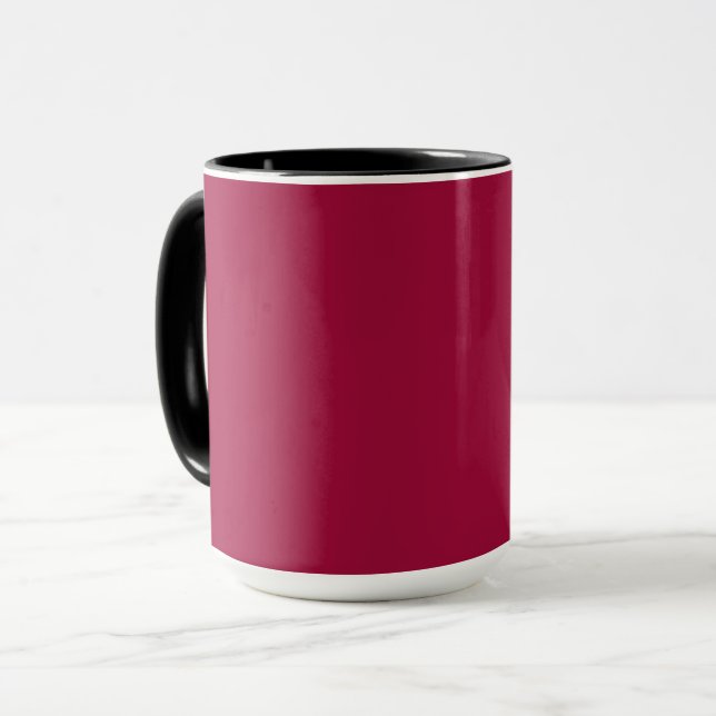 Caneca Vazio Crie seu próprio - Vermelho Cereja (Frente Esquerda)