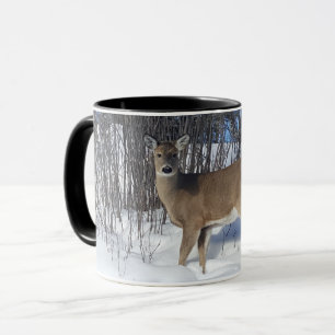 Caneca Veado Branco Personalizado