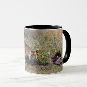 Caneca Veado-de-cauda-branca Lutando Peru Selvagem