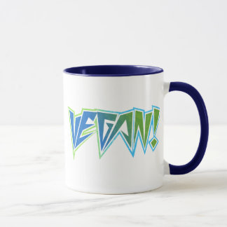 Caneca Vegan do azul do balancim