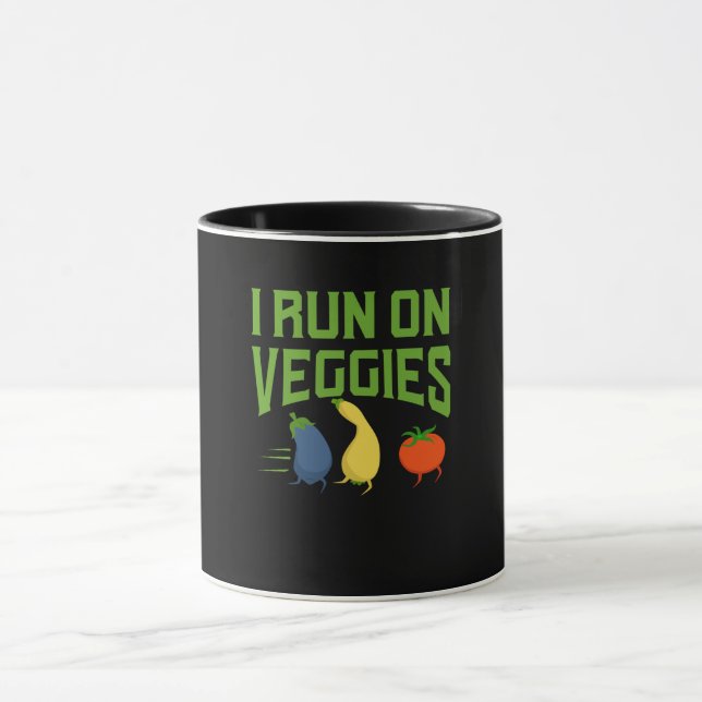 Caneca Vegan - Eu Corro Em Veggies (Centro)