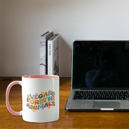 Caneca Vegano pelos animais 